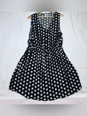 Mimi Chica Womens Cat Print Mini Dress Plus Size 2X Novelty Summer Whimsigoth